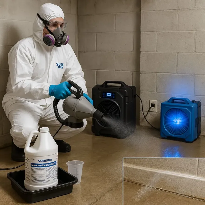 Sanitization and Odor Removal process in Metuchen, NJ